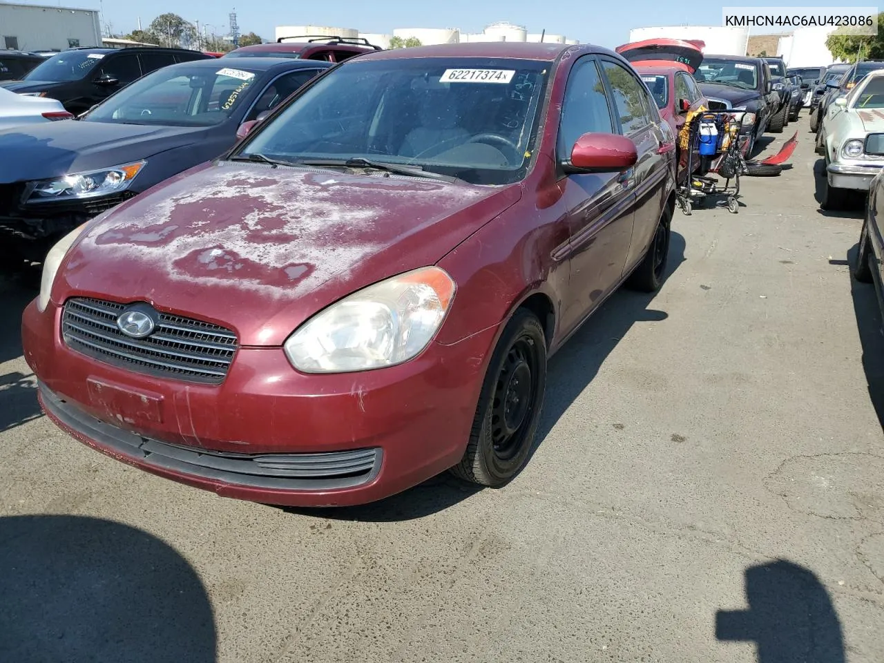 2010 Hyundai Accent Gls VIN: KMHCN4AC6AU423086 Lot: 62217374