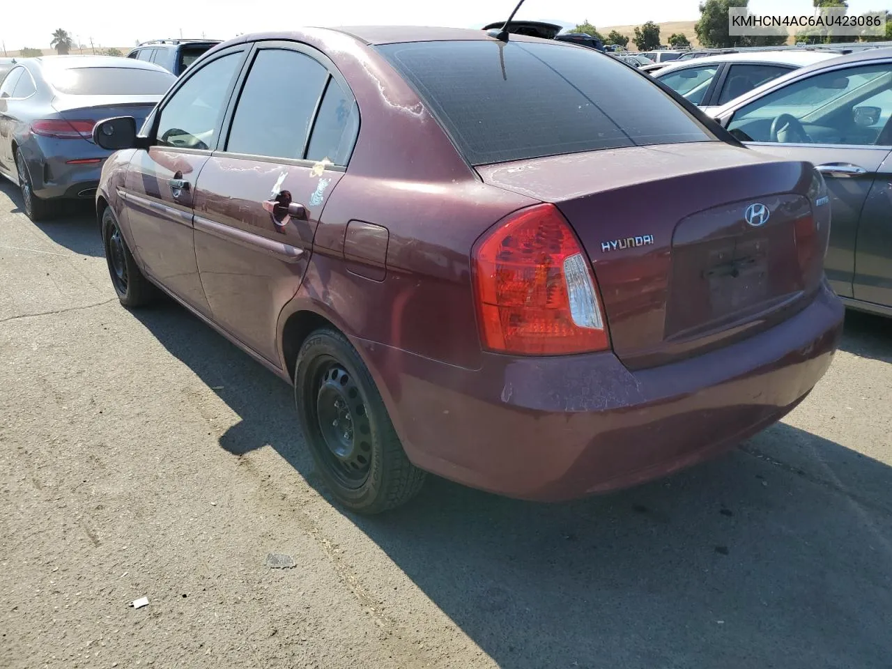 2010 Hyundai Accent Gls VIN: KMHCN4AC6AU423086 Lot: 62217374