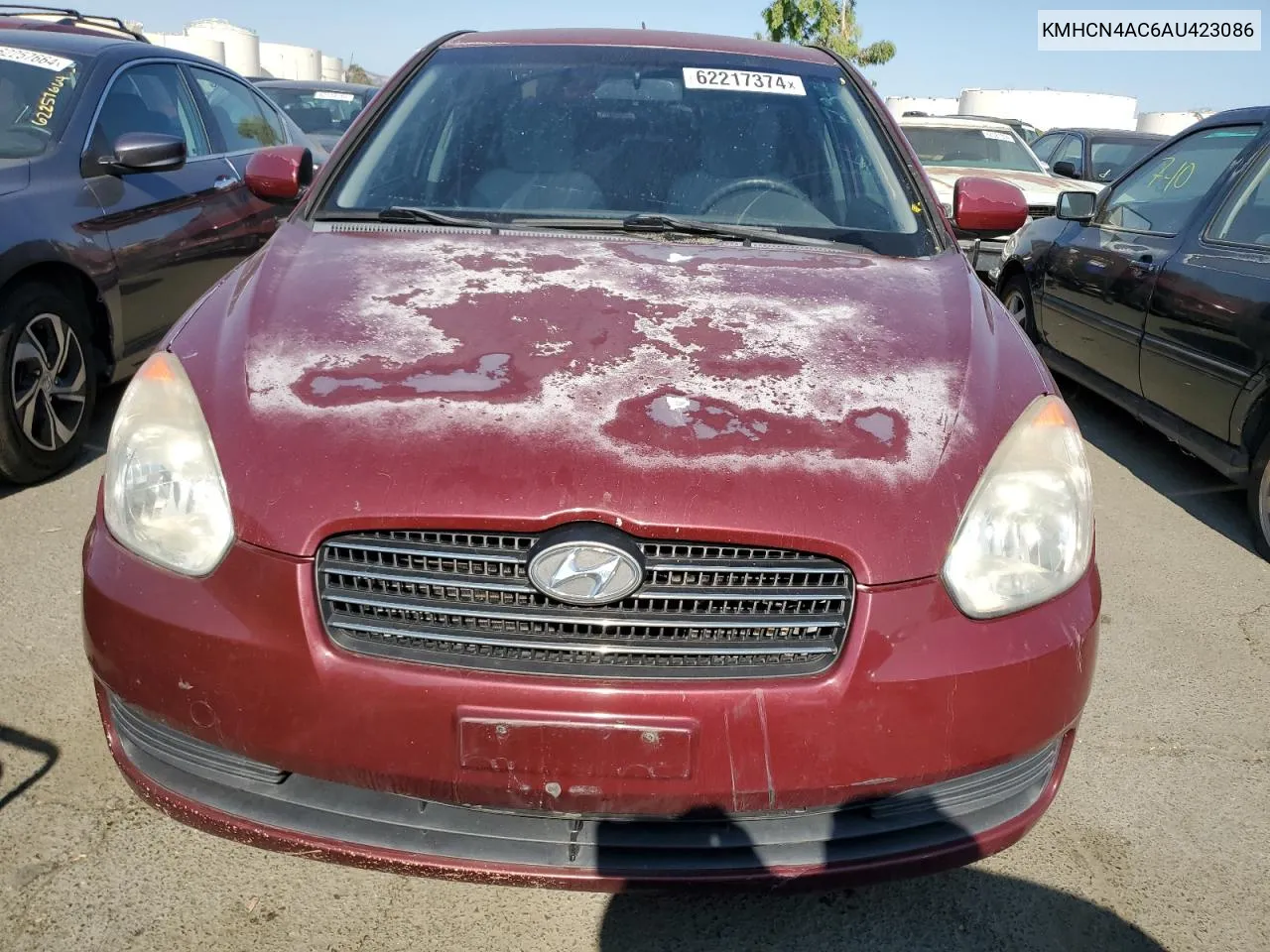 2010 Hyundai Accent Gls VIN: KMHCN4AC6AU423086 Lot: 62217374