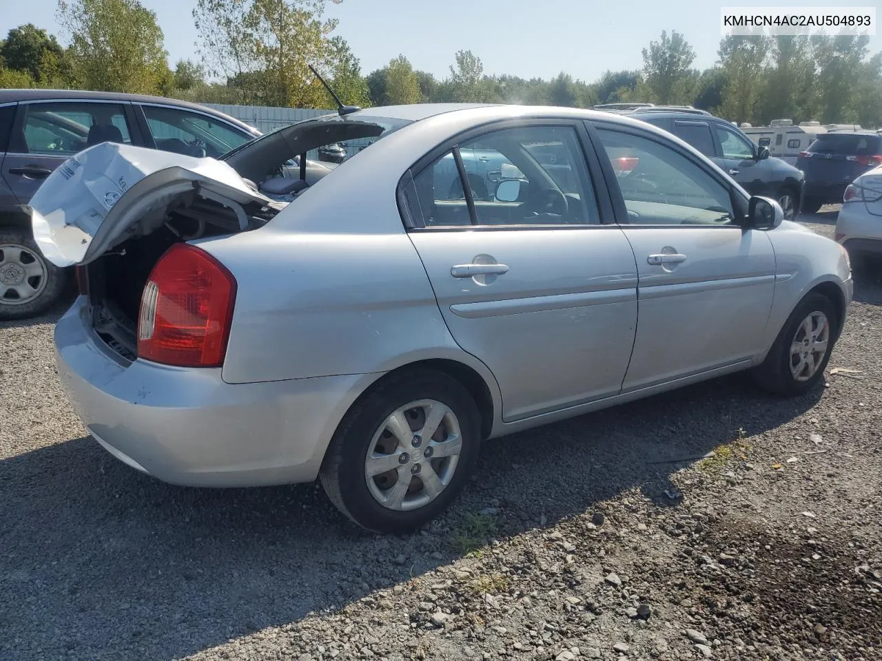 2010 Hyundai Accent Gls VIN: KMHCN4AC2AU504893 Lot: 71567554