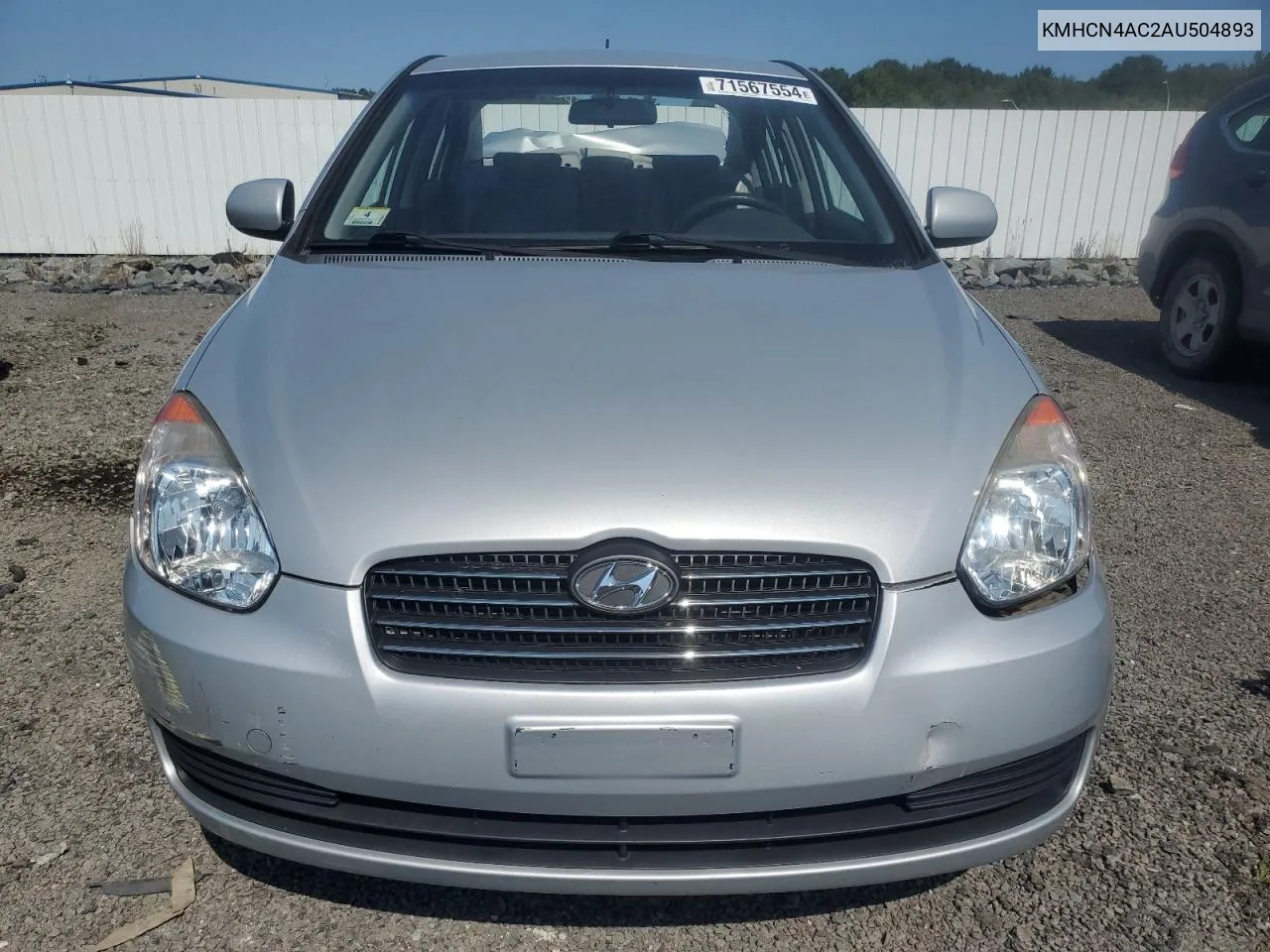 2010 Hyundai Accent Gls VIN: KMHCN4AC2AU504893 Lot: 71567554