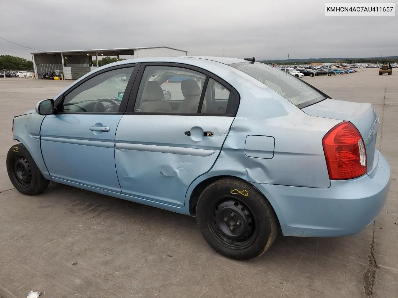 2010 Hyundai Accent Gls VIN: KMHCN4AC7AU411657 Lot: 72576574