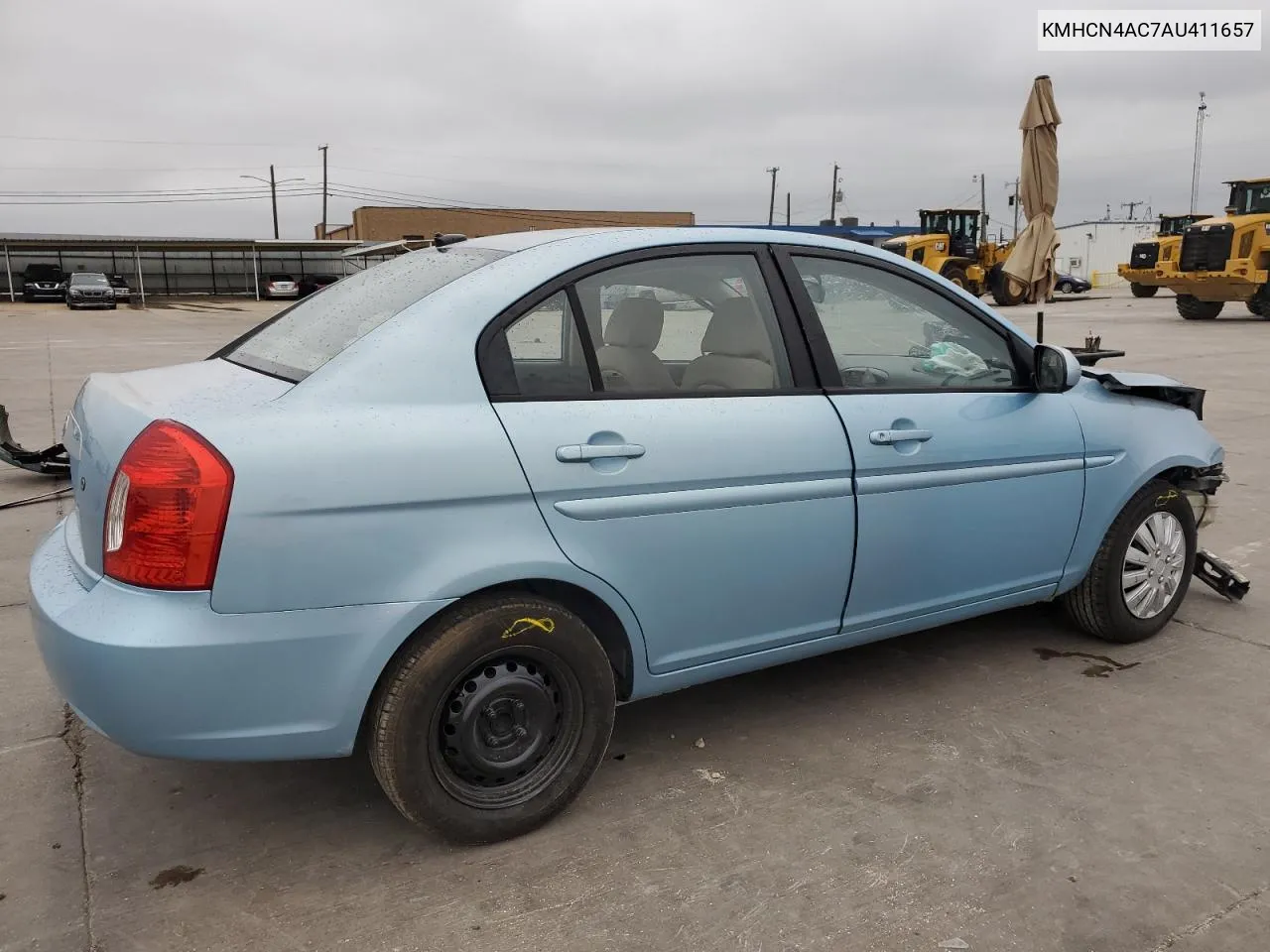 2010 Hyundai Accent Gls VIN: KMHCN4AC7AU411657 Lot: 72576574