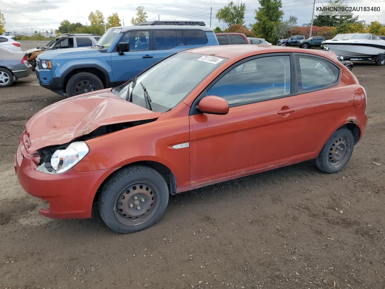 2010 Hyundai Accent Se VIN: KMHCN3BC2AU183480 Lot: 73117004