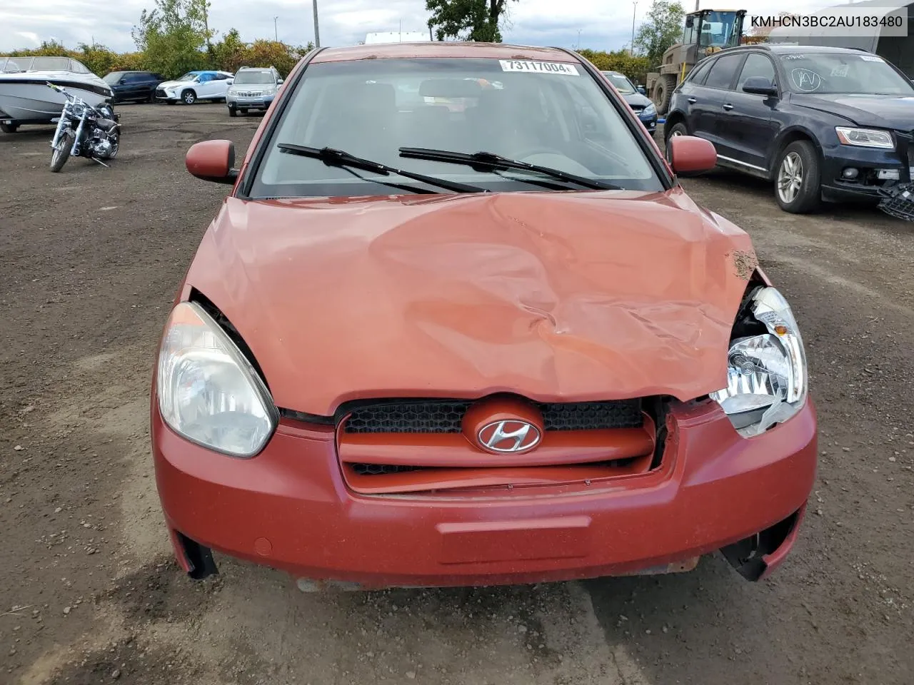 2010 Hyundai Accent Se VIN: KMHCN3BC2AU183480 Lot: 73117004