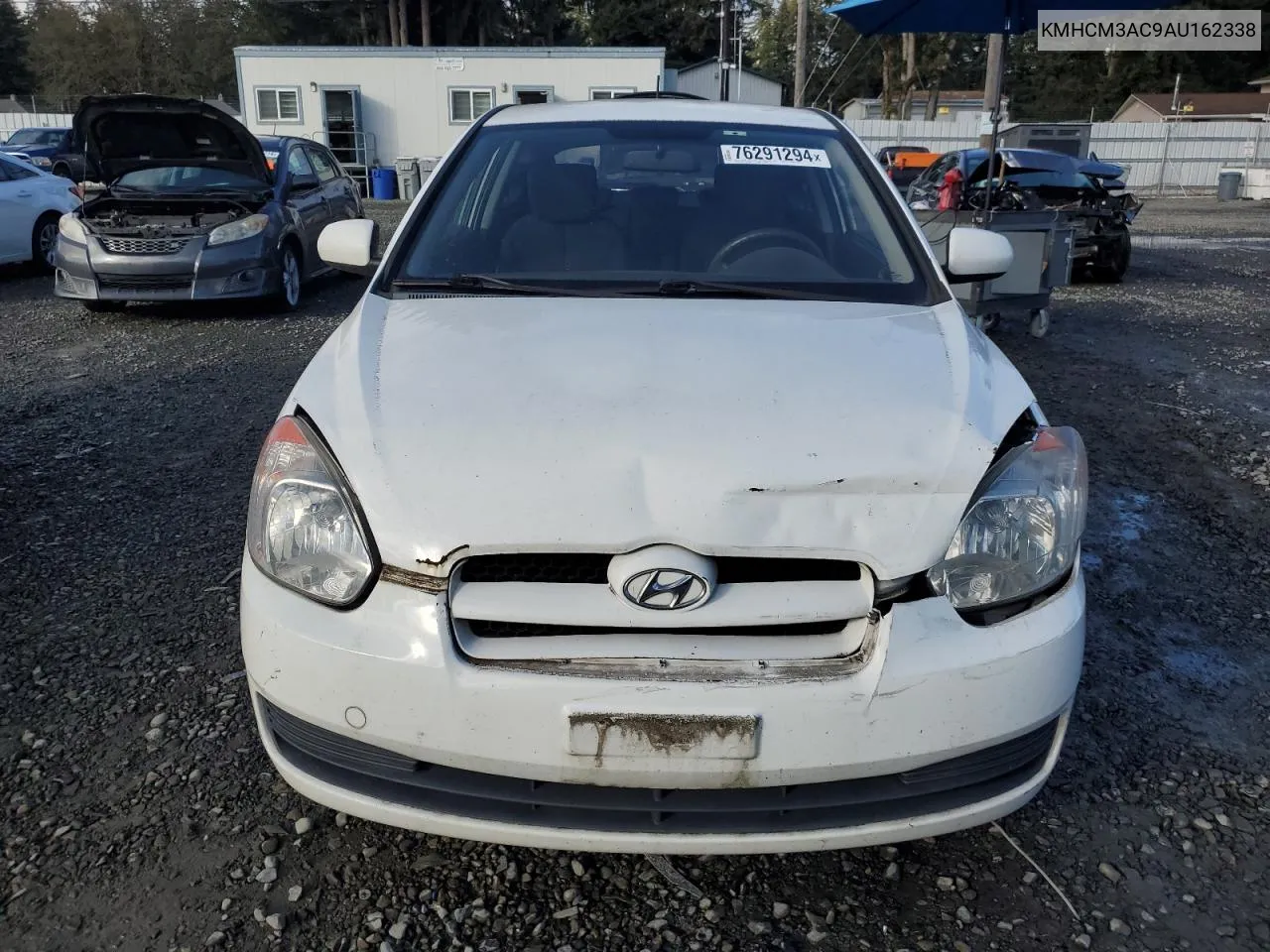 2010 Hyundai Accent Blue VIN: KMHCM3AC9AU162338 Lot: 76291294