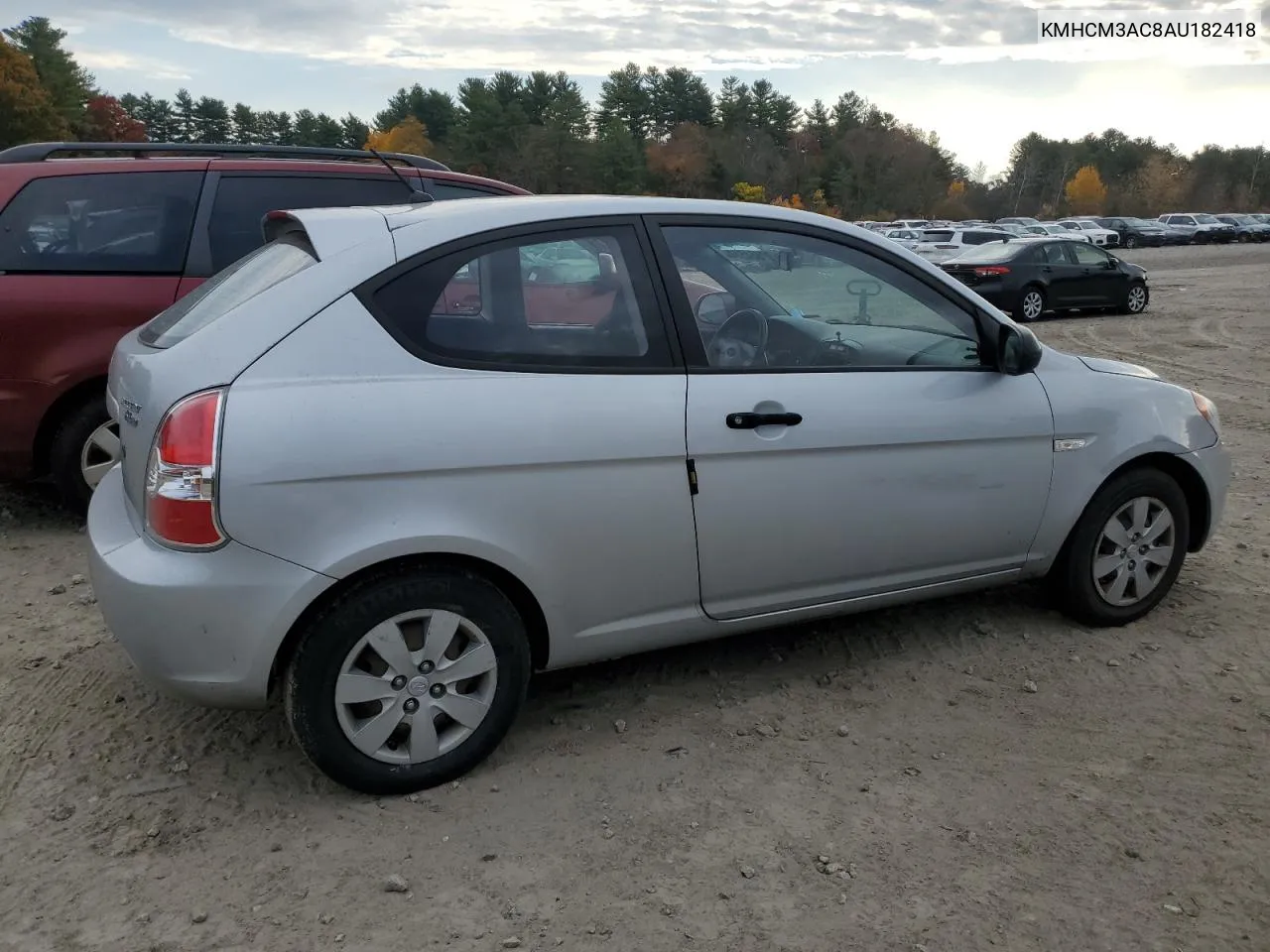 2010 Hyundai Accent Blue VIN: KMHCM3AC8AU182418 Lot: 77564514