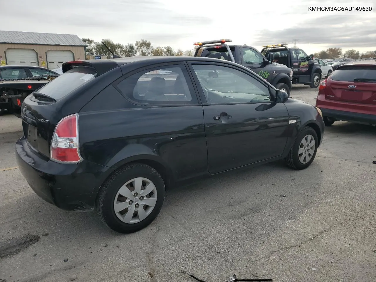 2010 Hyundai Accent Blue VIN: KMHCM3AC6AU149630 Lot: 77742434