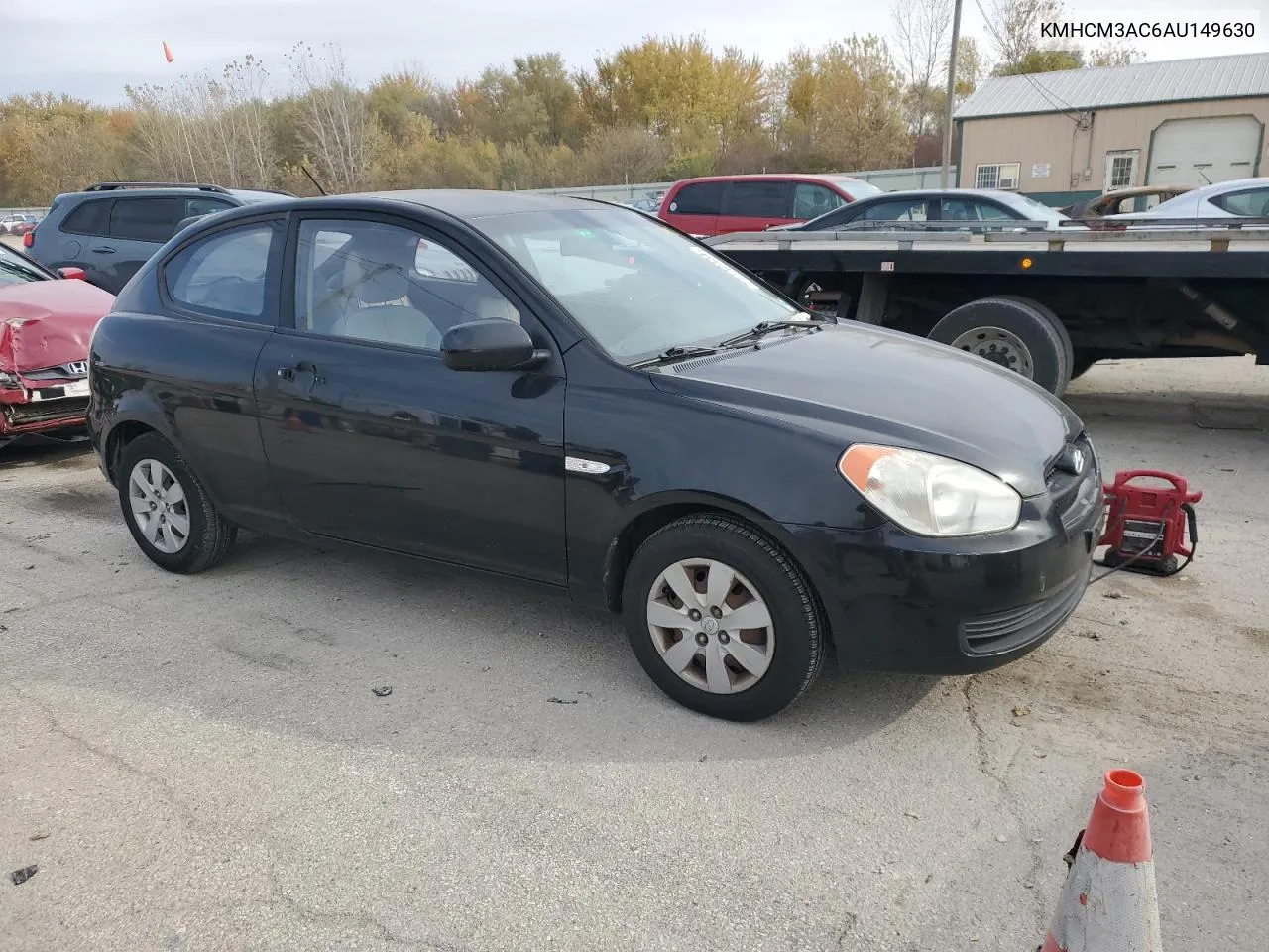 2010 Hyundai Accent Blue VIN: KMHCM3AC6AU149630 Lot: 77742434