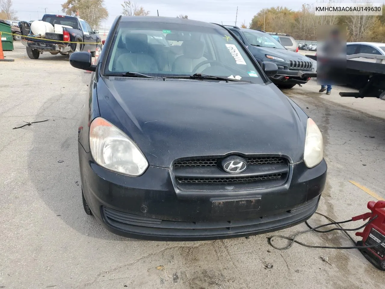 2010 Hyundai Accent Blue VIN: KMHCM3AC6AU149630 Lot: 77742434