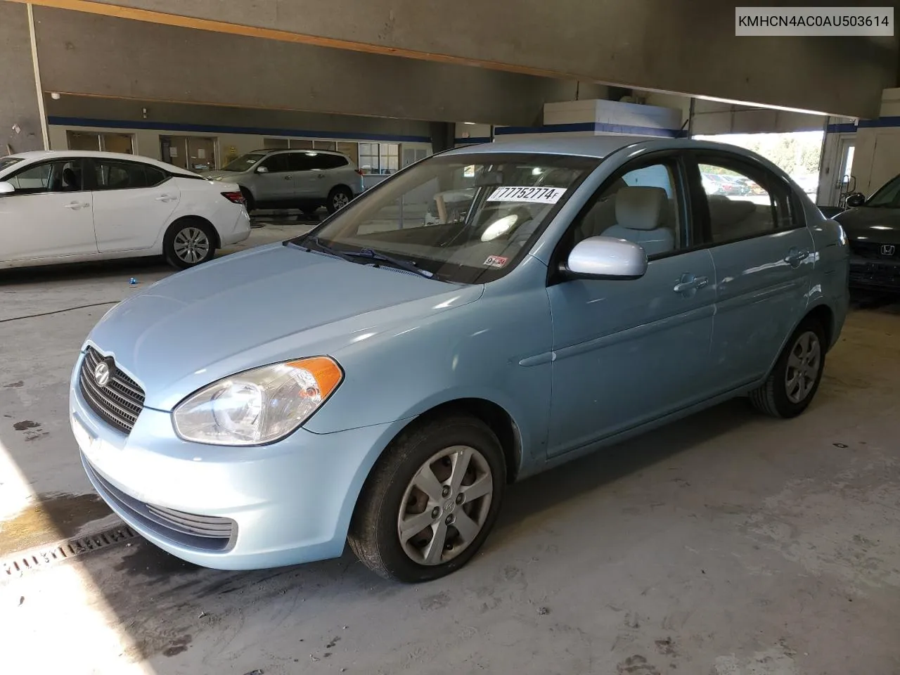 2010 Hyundai Accent Gls VIN: KMHCN4AC0AU503614 Lot: 77752774