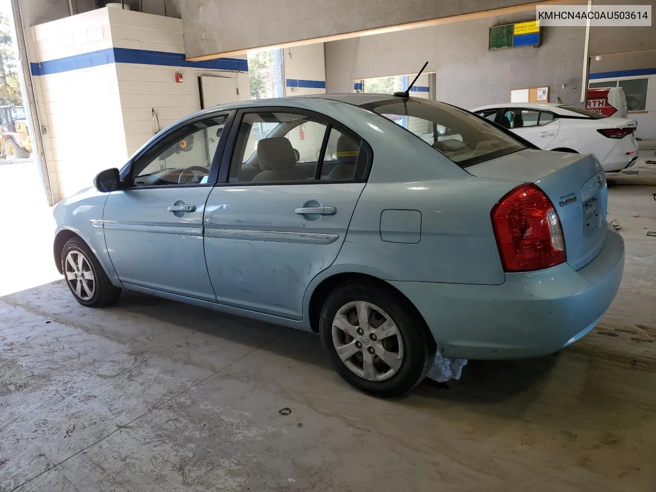 2010 Hyundai Accent Gls VIN: KMHCN4AC0AU503614 Lot: 77752774