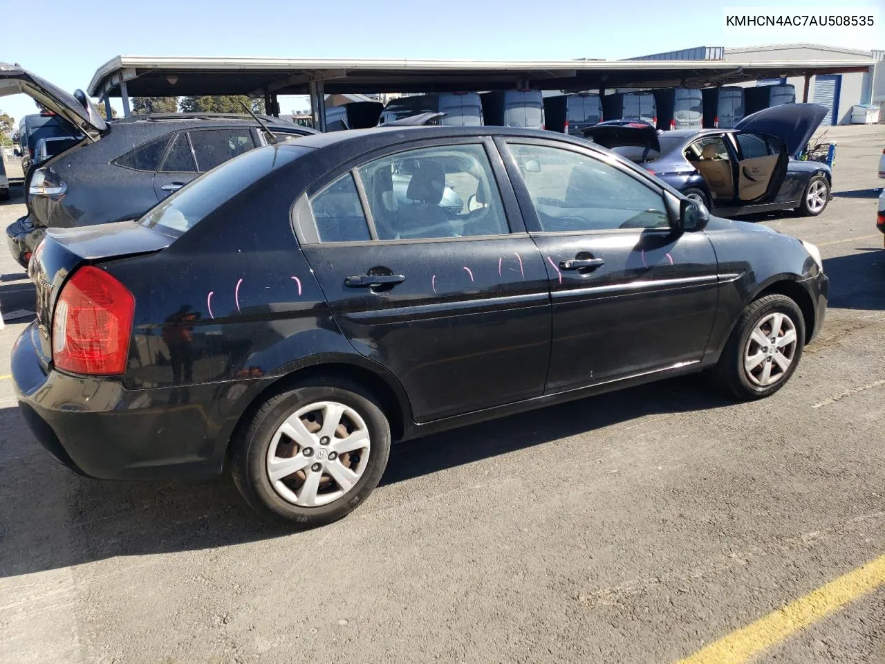 2010 Hyundai Accent Gls VIN: KMHCN4AC7AU508535 Lot: 79732904