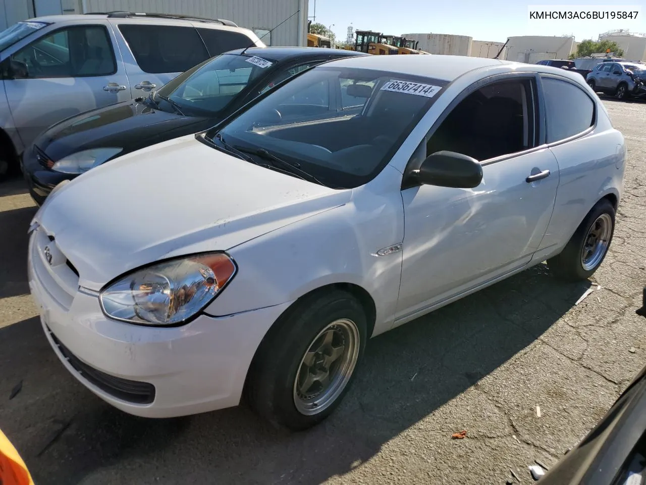 2011 Hyundai Accent Gl VIN: KMHCM3AC6BU195847 Lot: 66367414