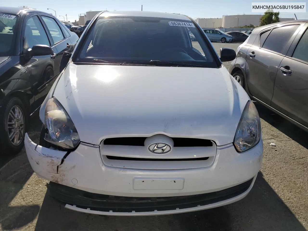 2011 Hyundai Accent Gl VIN: KMHCM3AC6BU195847 Lot: 66367414