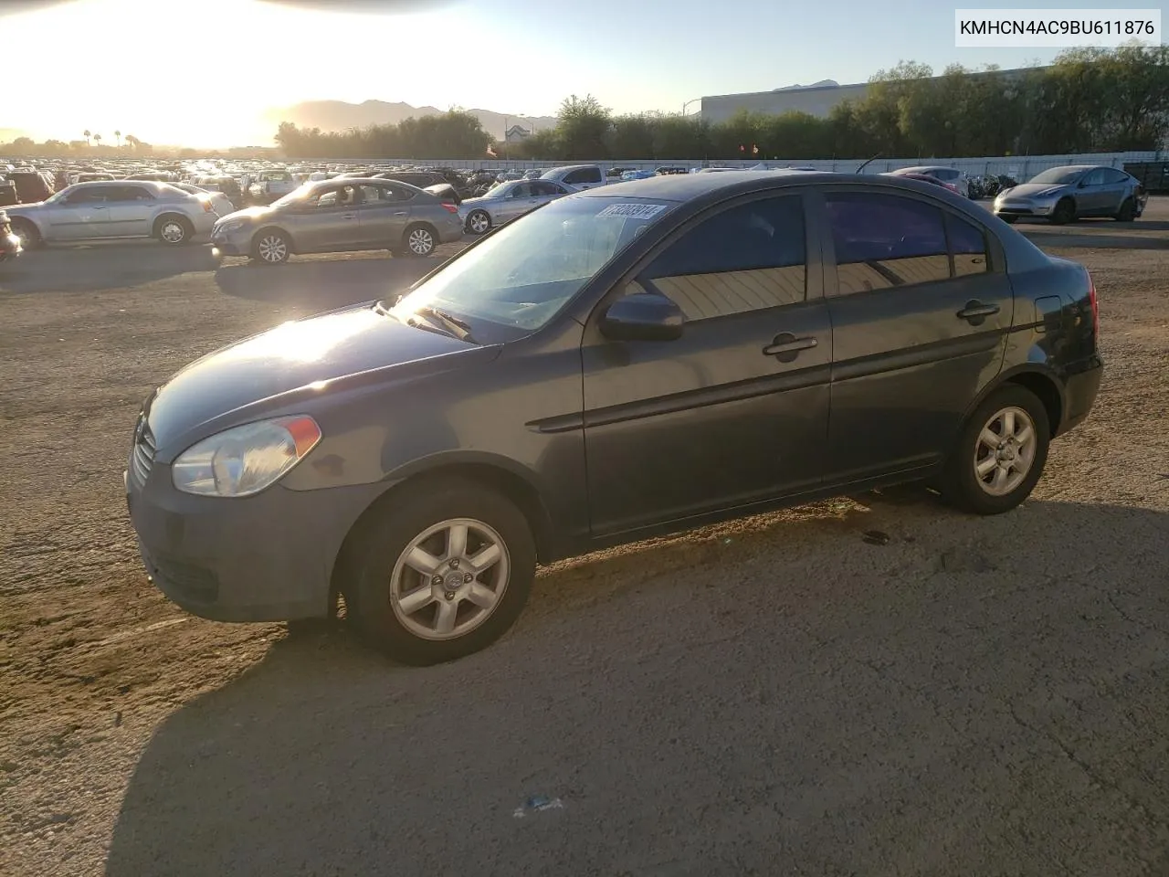 2011 Hyundai Accent Gls VIN: KMHCN4AC9BU611876 Lot: 73203914