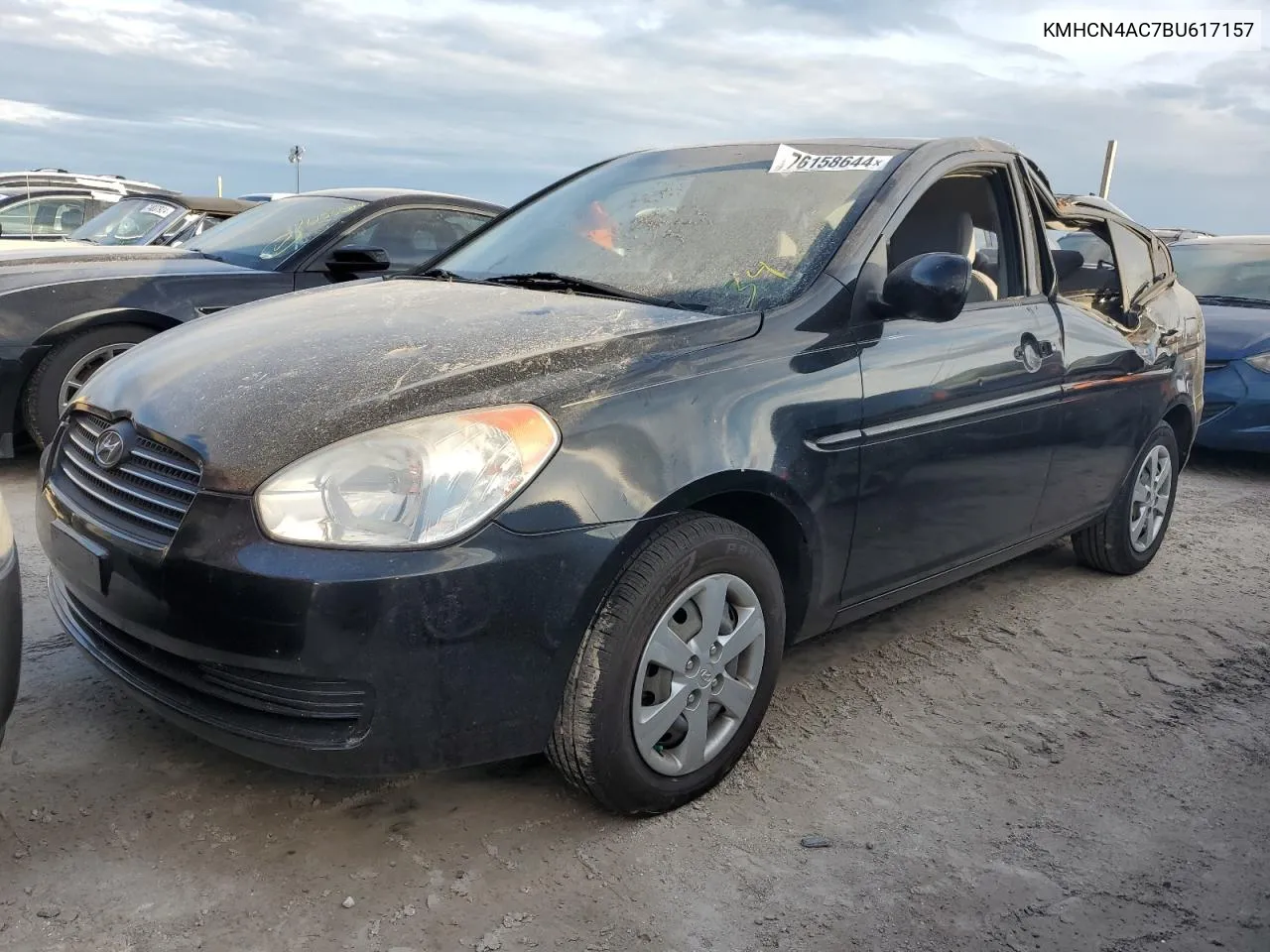 2011 Hyundai Accent Gls VIN: KMHCN4AC7BU617157 Lot: 76158644