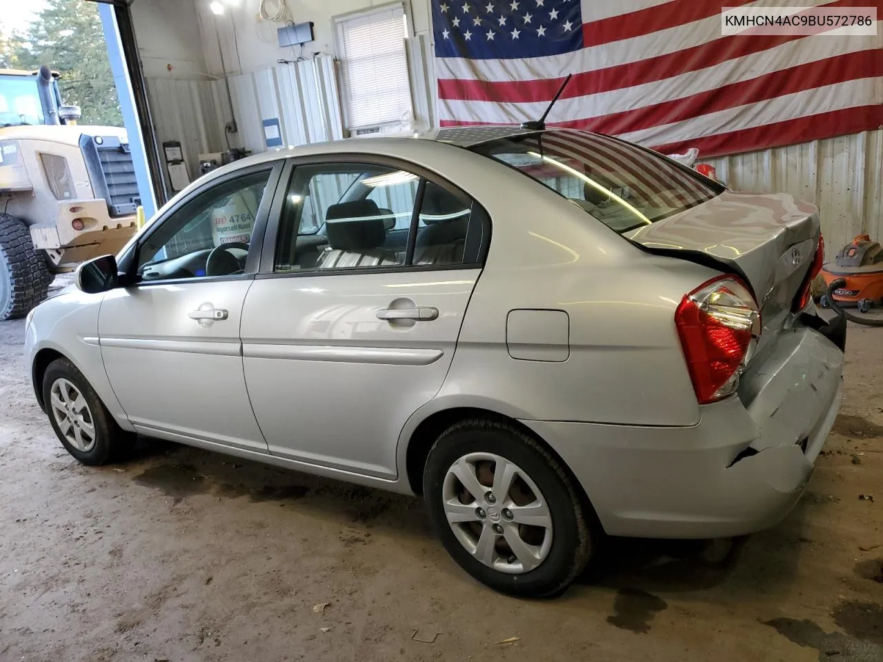 2011 Hyundai Accent Gls VIN: KMHCN4AC9BU572786 Lot: 76304184