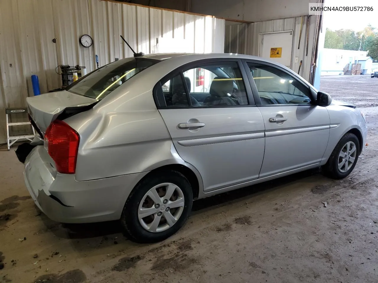 2011 Hyundai Accent Gls VIN: KMHCN4AC9BU572786 Lot: 76304184