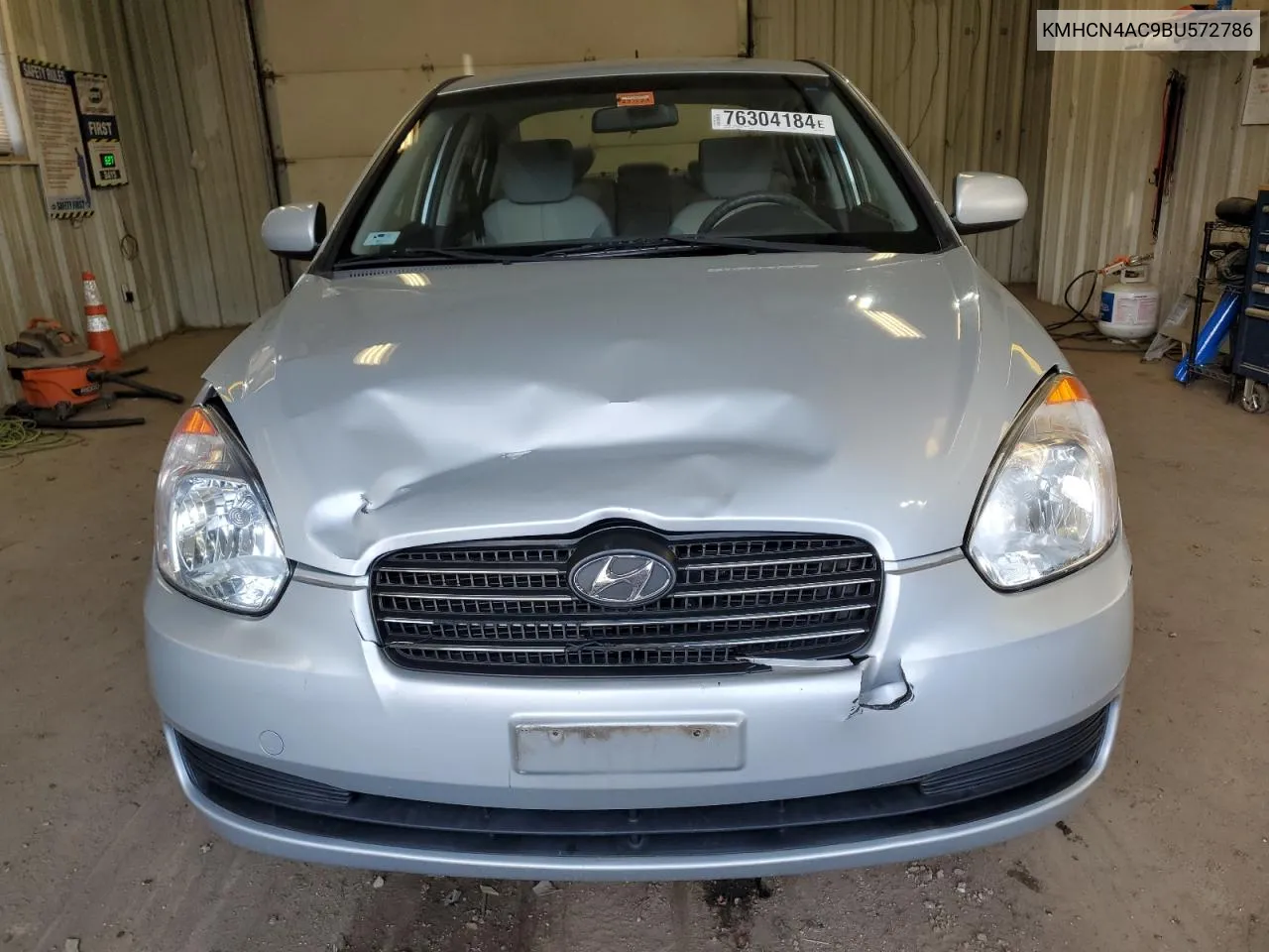 2011 Hyundai Accent Gls VIN: KMHCN4AC9BU572786 Lot: 76304184