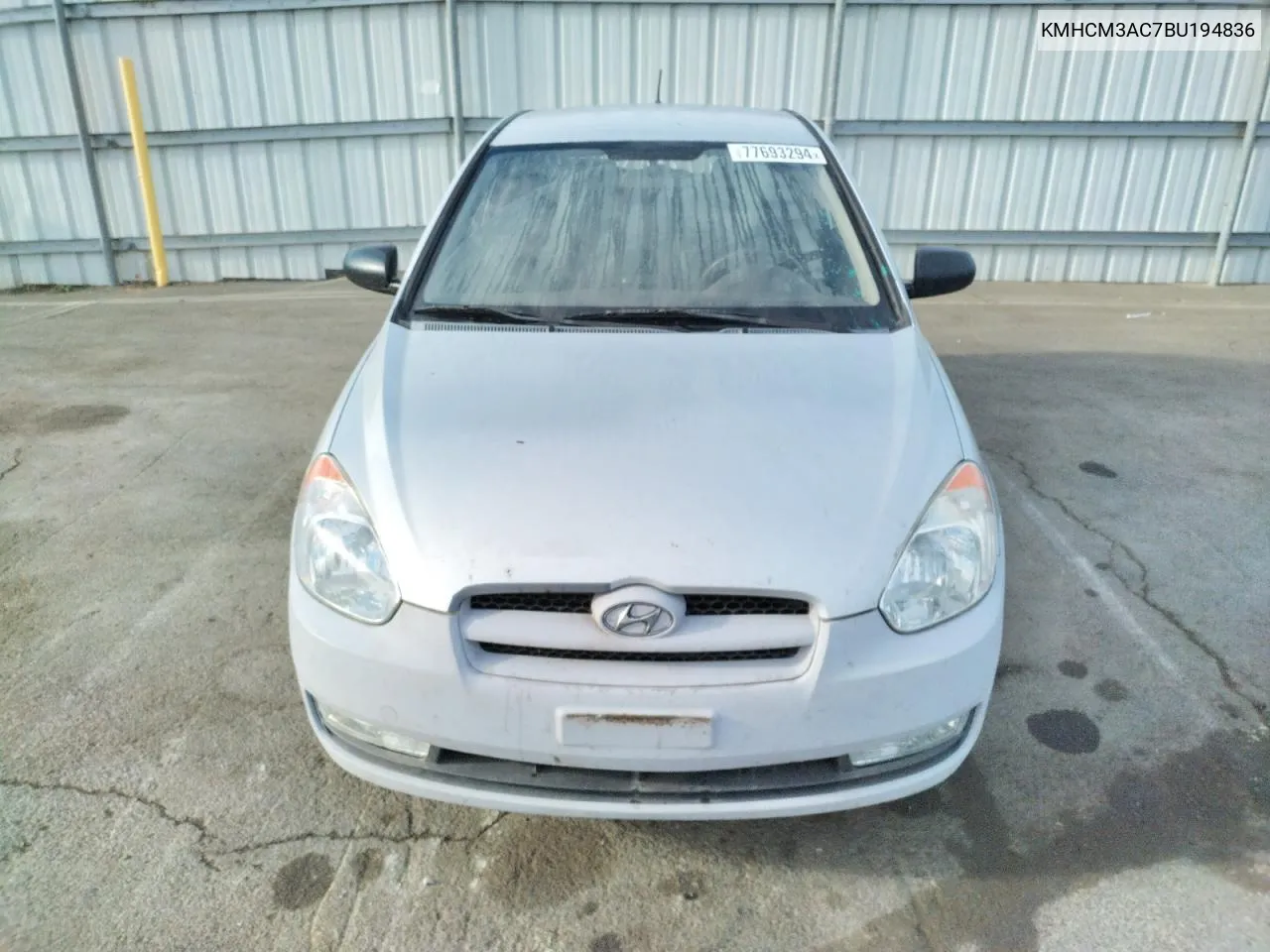 2011 Hyundai Accent Gl VIN: KMHCM3AC7BU194836 Lot: 77693294