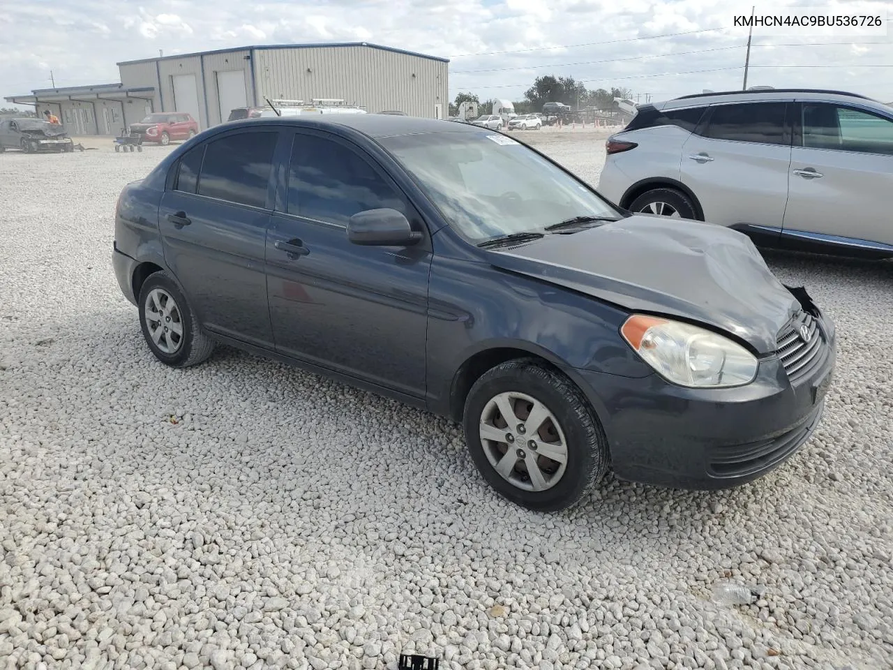 2011 Hyundai Accent Gls VIN: KMHCN4AC9BU536726 Lot: 78477154