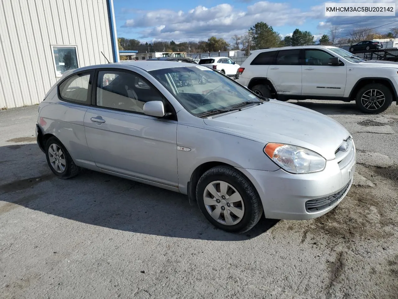 2011 Hyundai Accent Gl VIN: KMHCM3AC5BU202142 Lot: 79236224