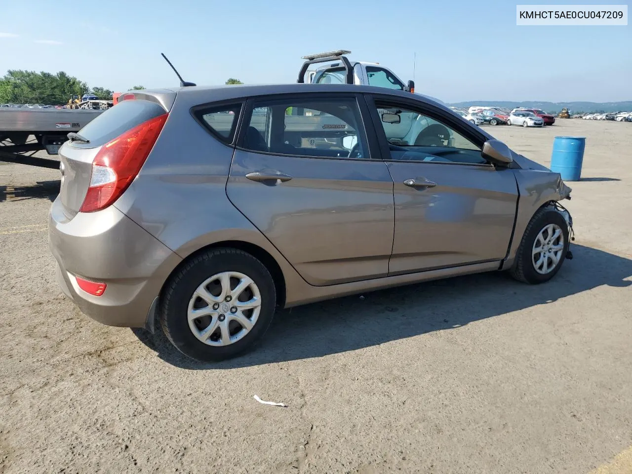 2012 Hyundai Accent Gls VIN: KMHCT5AE0CU047209 Lot: 59225884