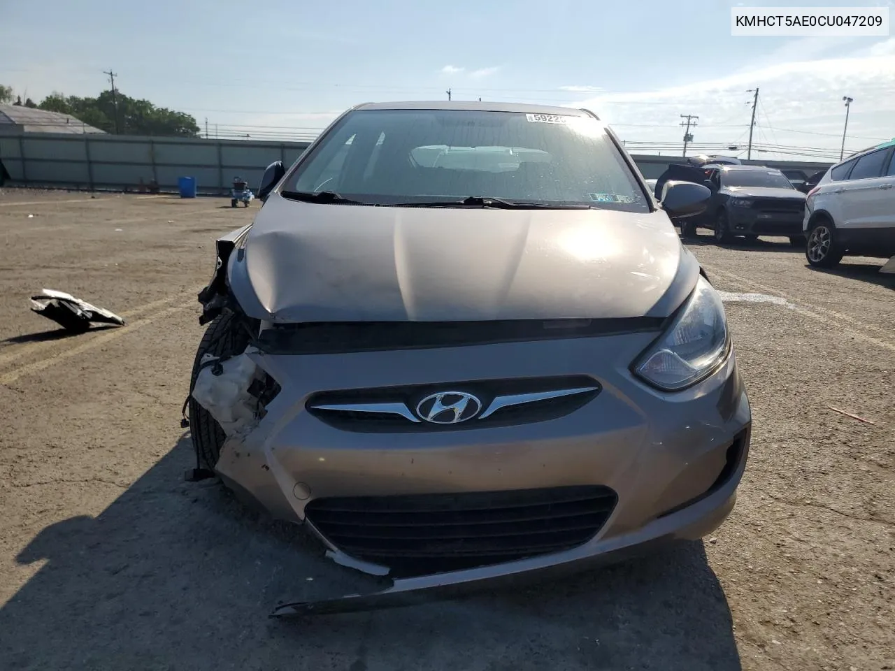 KMHCT5AE0CU047209 2012 Hyundai Accent Gls