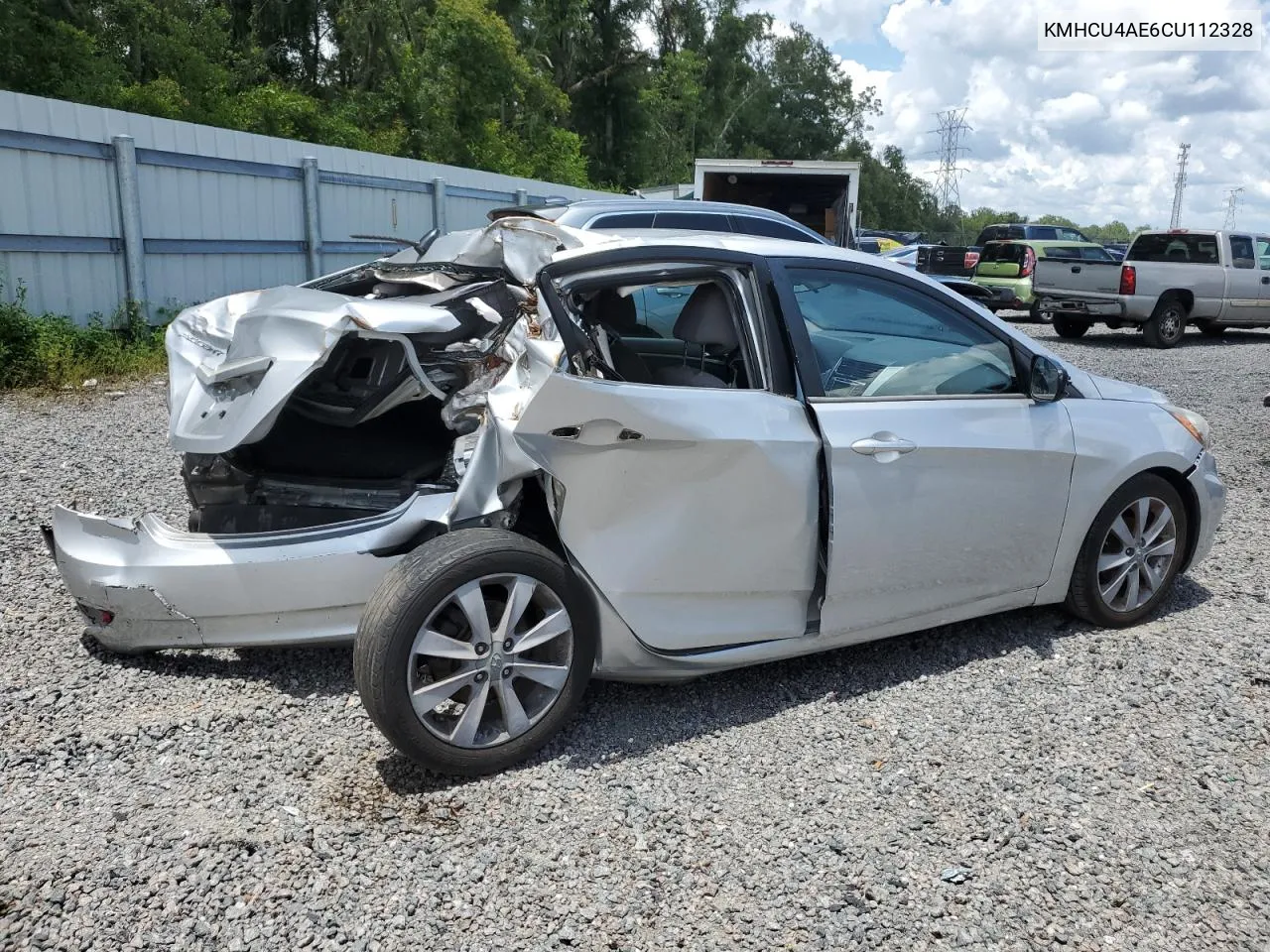 2012 Hyundai Accent Gls VIN: KMHCU4AE6CU112328 Lot: 63482804