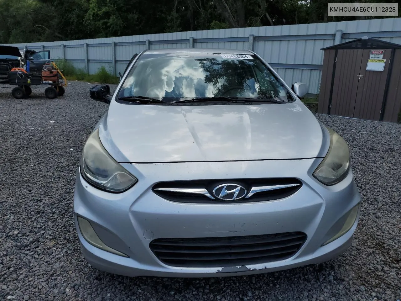 2012 Hyundai Accent Gls VIN: KMHCU4AE6CU112328 Lot: 63482804