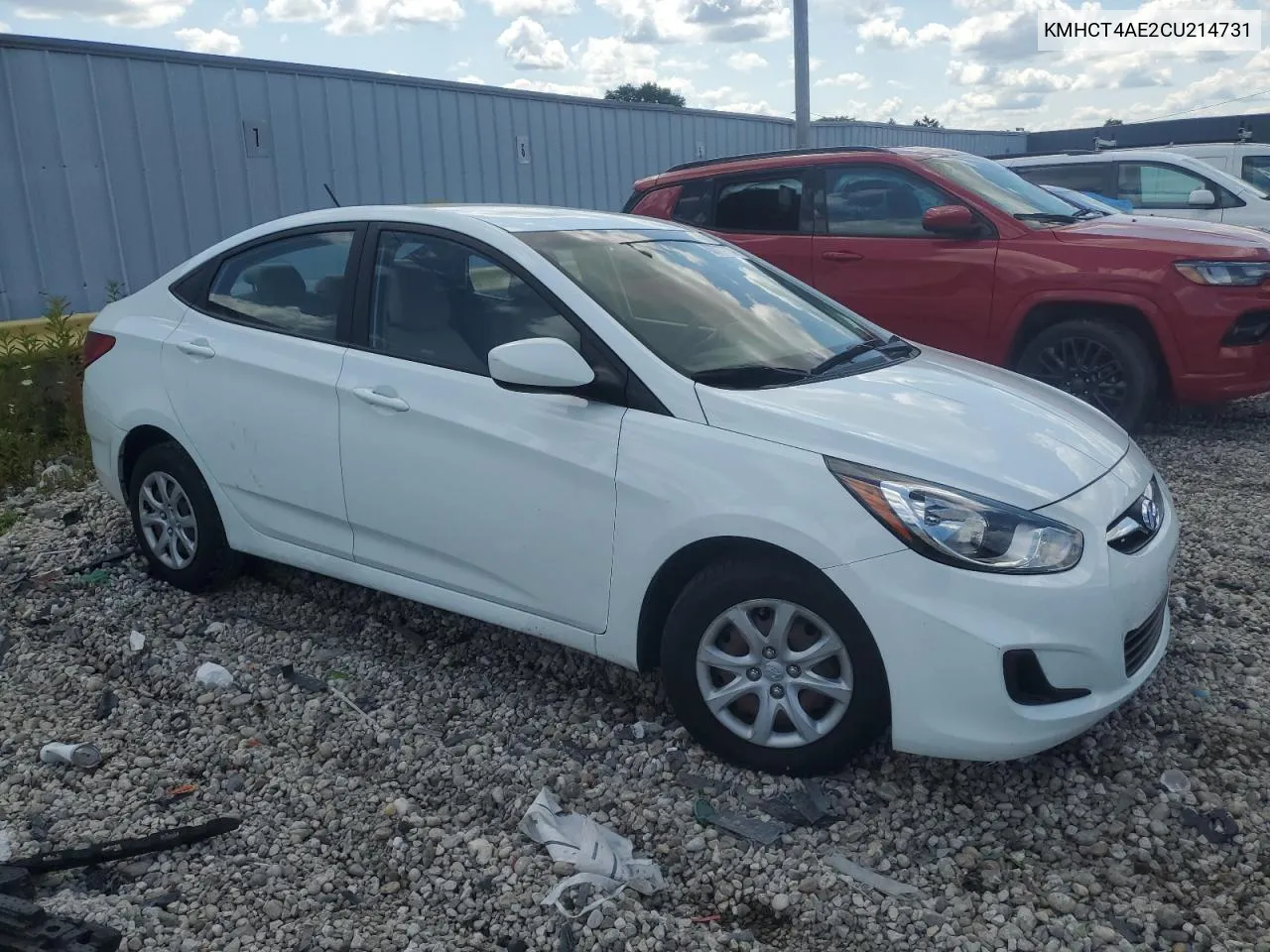 2012 Hyundai Accent Gls VIN: KMHCT4AE2CU214731 Lot: 63713204