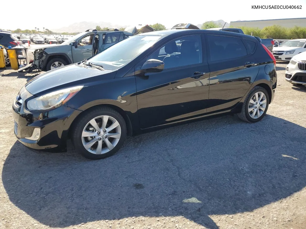 2012 Hyundai Accent Gls VIN: KMHCU5AE0CU040662 Lot: 67714184