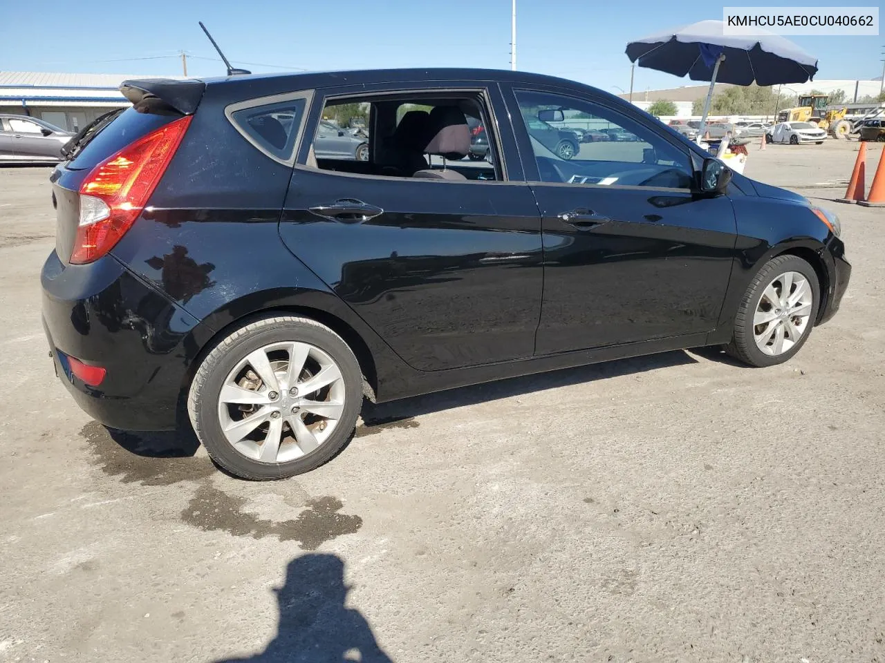 2012 Hyundai Accent Gls VIN: KMHCU5AE0CU040662 Lot: 67714184