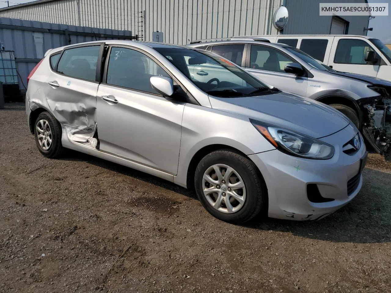 2012 Hyundai Accent Gls VIN: KMHCT5AE9CU051307 Lot: 68585704