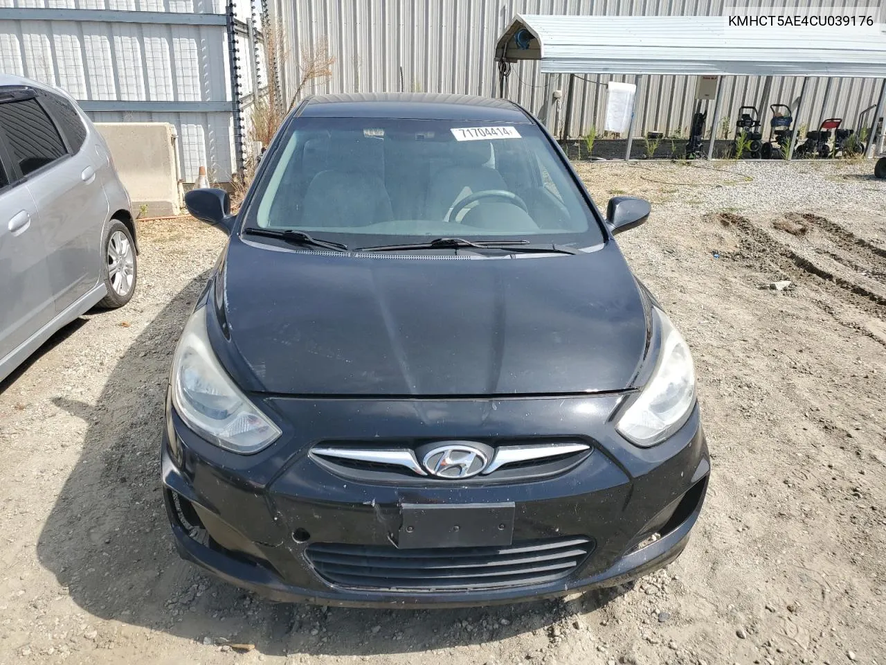 2012 Hyundai Accent Gls VIN: KMHCT5AE4CU039176 Lot: 71704414