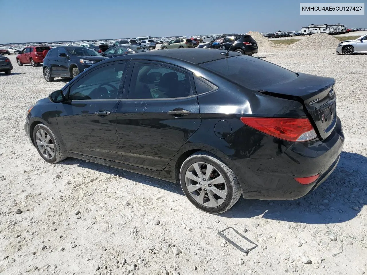 2012 Hyundai Accent Gls VIN: KMHCU4AE6CU127427 Lot: 72584694