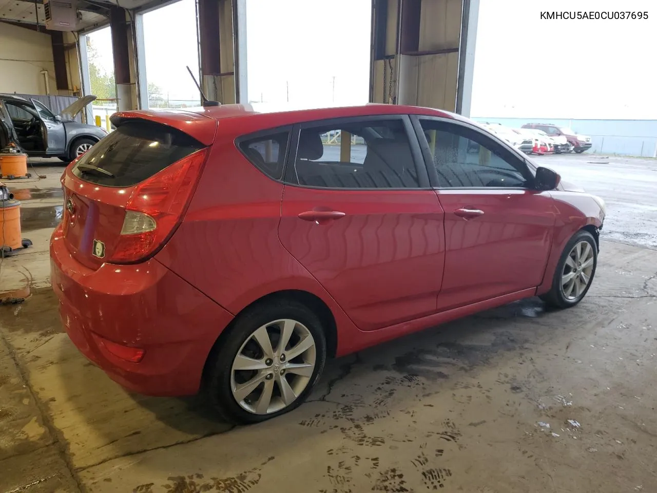 2012 Hyundai Accent Gls VIN: KMHCU5AE0CU037695 Lot: 73224004