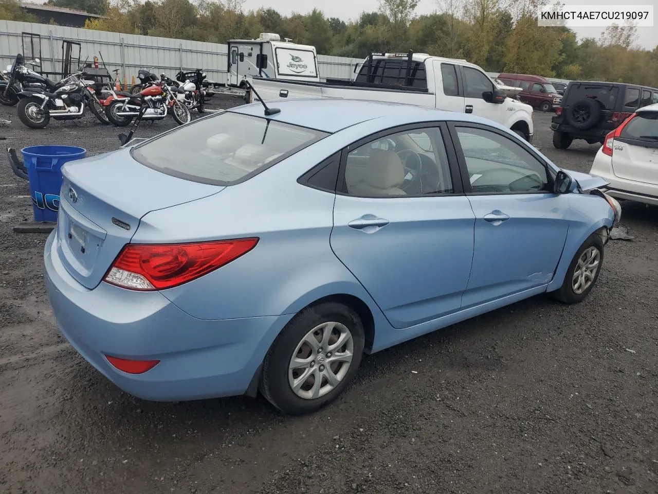 KMHCT4AE7CU219097 2012 Hyundai Accent Gls