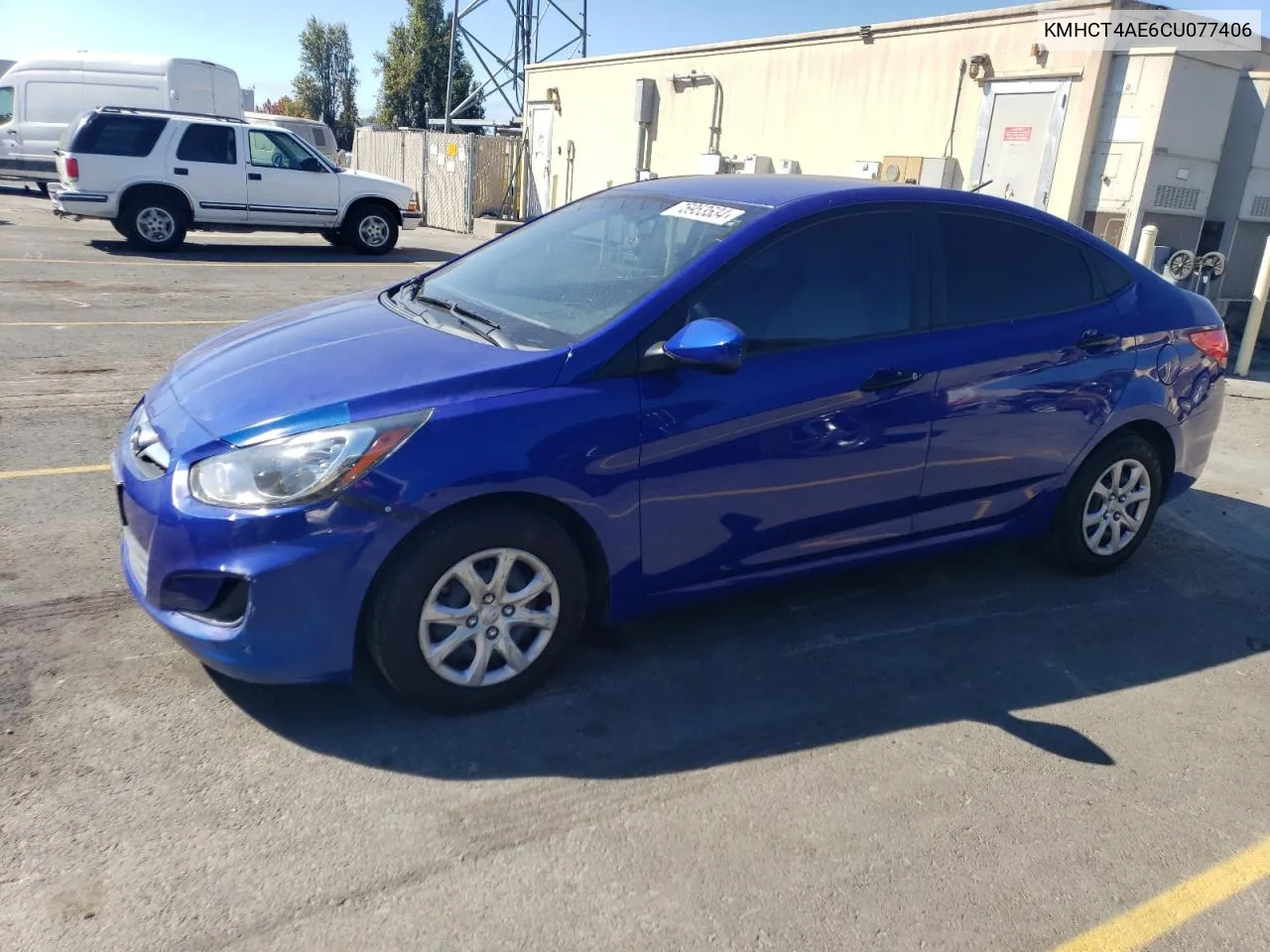 2012 Hyundai Accent Gls VIN: KMHCT4AE6CU077406 Lot: 75953534