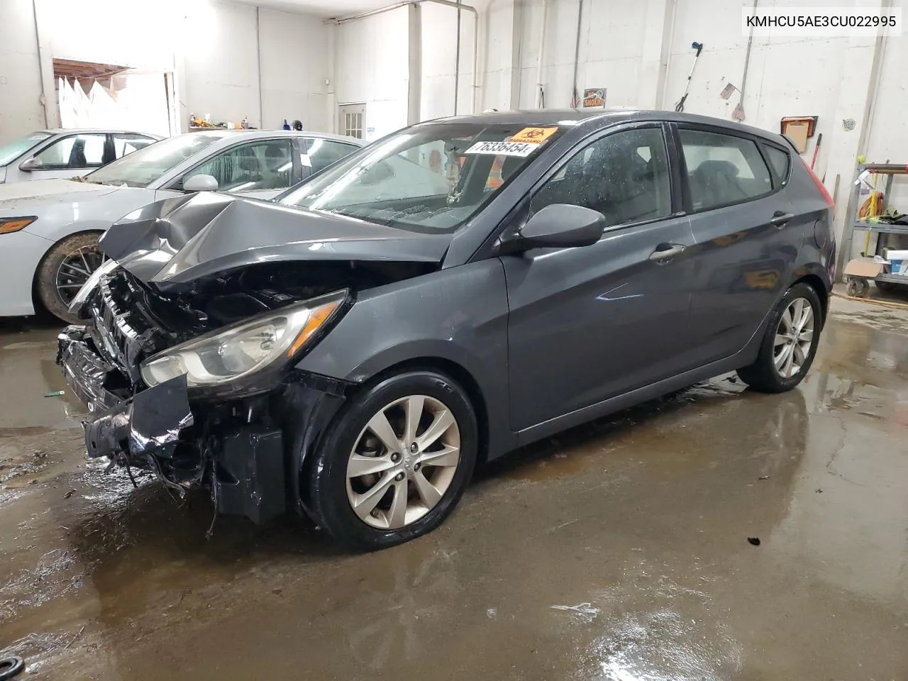 KMHCU5AE3CU022995 2012 Hyundai Accent Gls