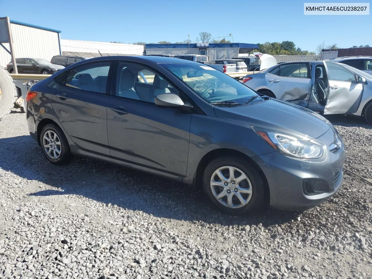 KMHCT4AE6CU238207 2012 Hyundai Accent Gls