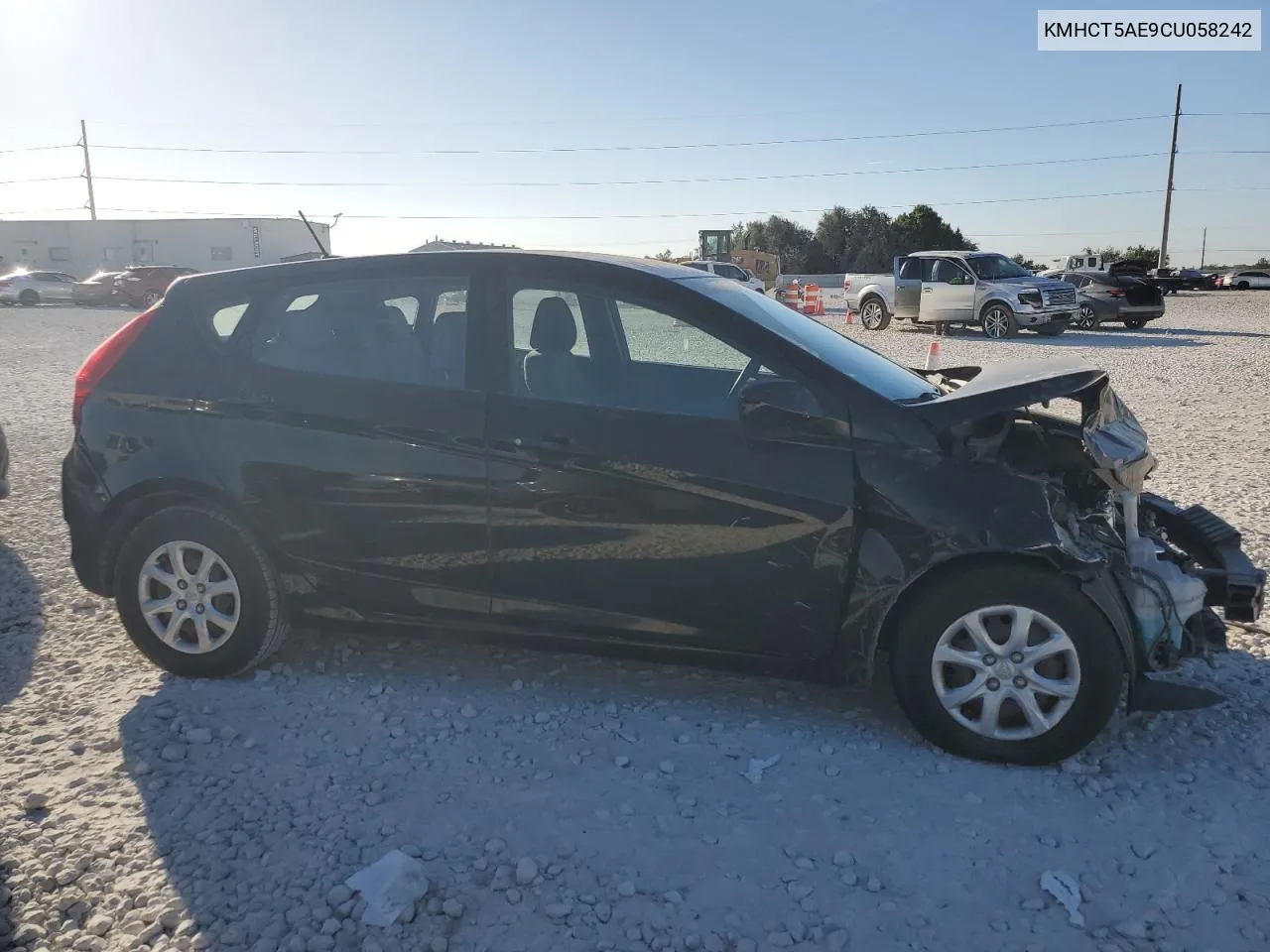 2012 Hyundai Accent Gls VIN: KMHCT5AE9CU058242 Lot: 76811834