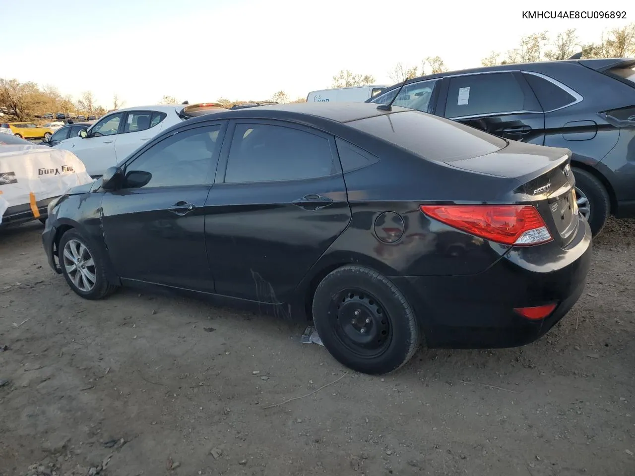 2012 Hyundai Accent Gls VIN: KMHCU4AE8CU096892 Lot: 78284724