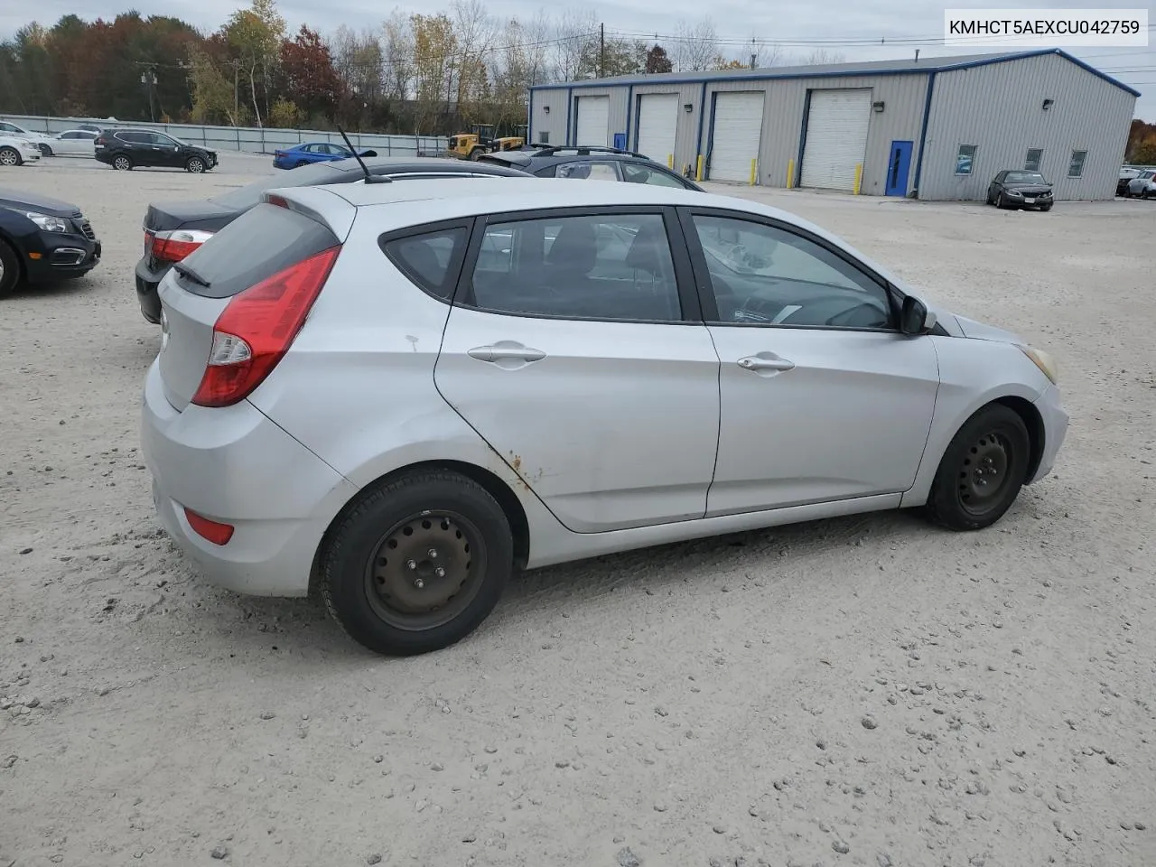 2012 Hyundai Accent Gls VIN: KMHCT5AEXCU042759 Lot: 78553074