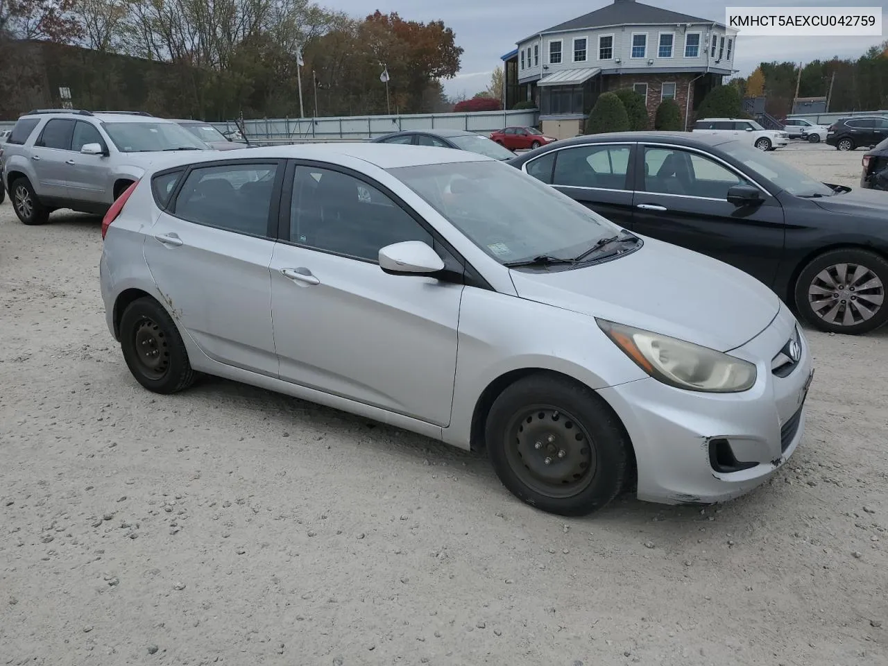 2012 Hyundai Accent Gls VIN: KMHCT5AEXCU042759 Lot: 78553074