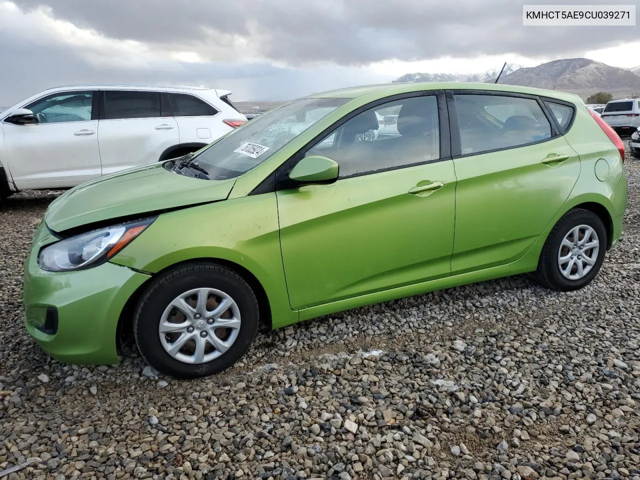 2012 Hyundai Accent Gls VIN: KMHCT5AE9CU039271 Lot: 78705924