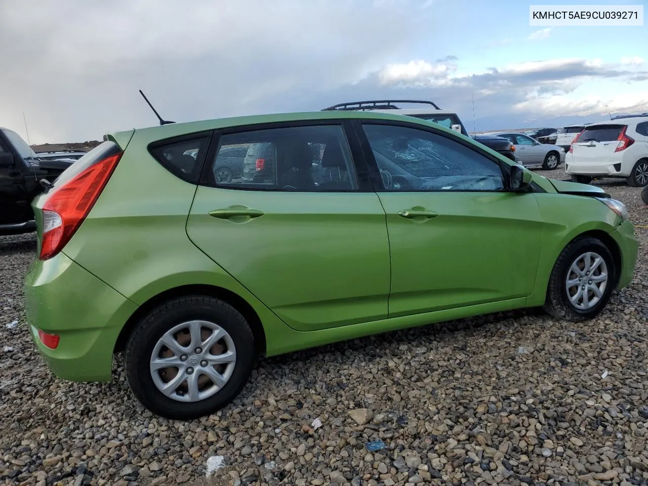 2012 Hyundai Accent Gls VIN: KMHCT5AE9CU039271 Lot: 78705924