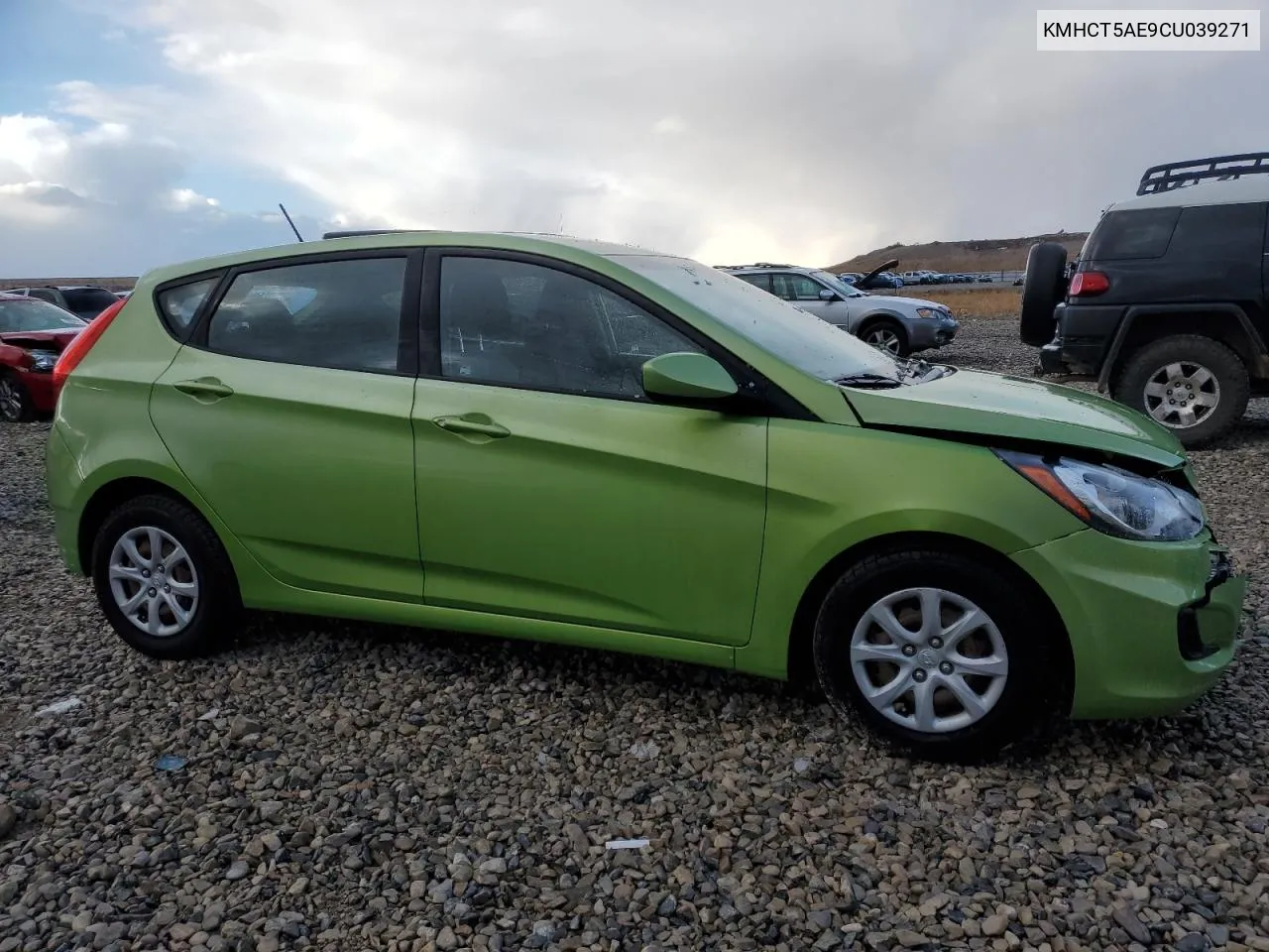 2012 Hyundai Accent Gls VIN: KMHCT5AE9CU039271 Lot: 78705924