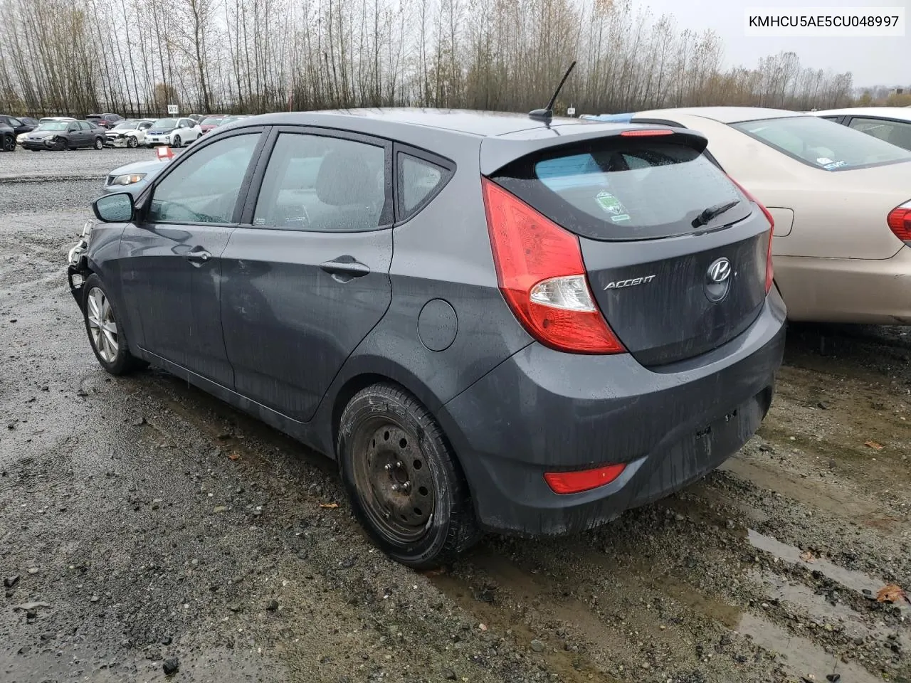 2012 Hyundai Accent Gls VIN: KMHCU5AE5CU048997 Lot: 78744904